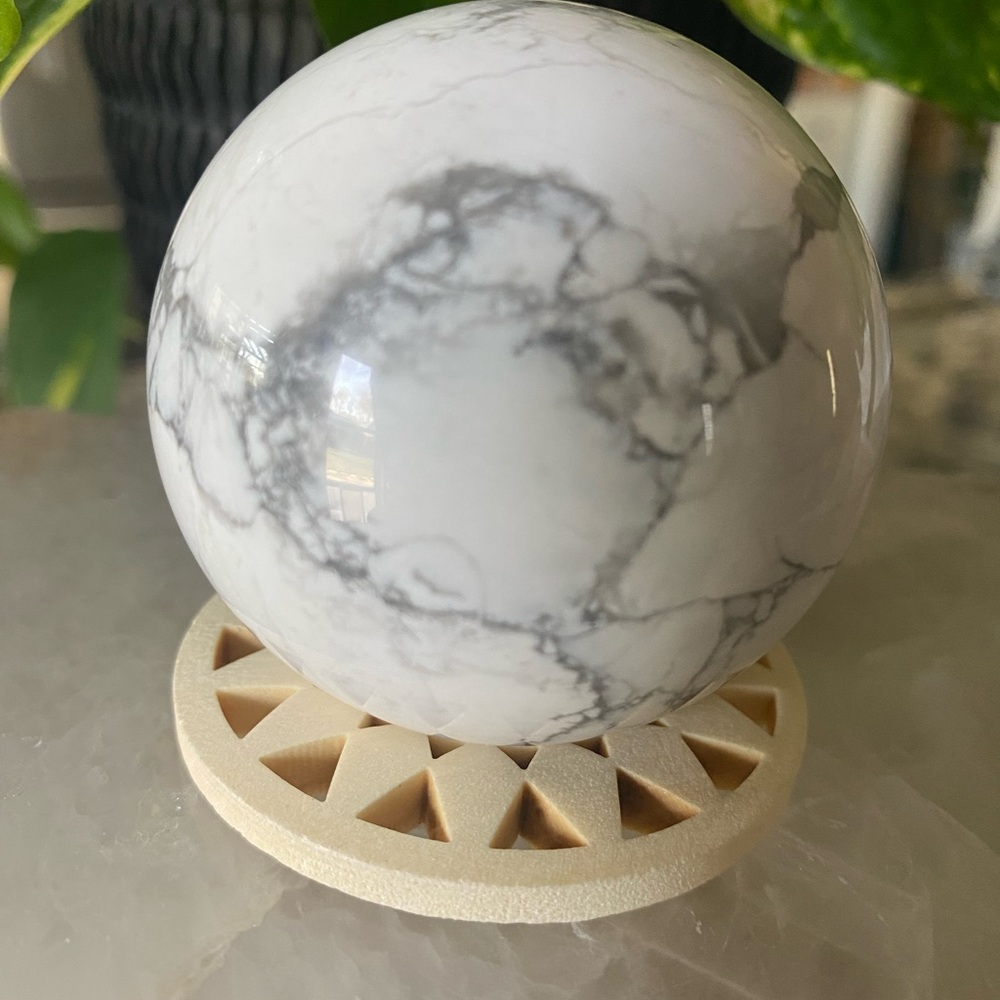 ✨🔮 Howlite Crystal Sphere